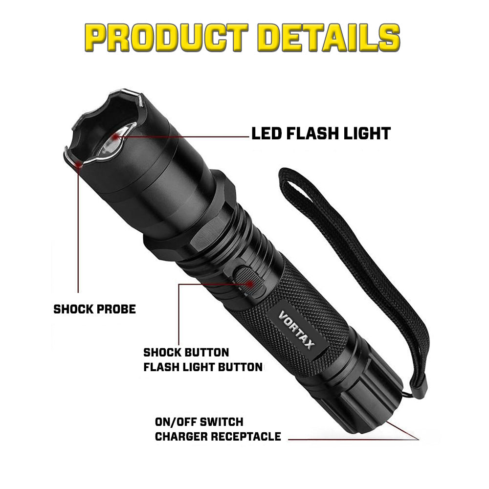 💥 2026 Upgraded 75% OFF ️🔦 VORTAX X95 2in1 Tactical Stun & Flashlight ⚡ Light Your Path,  Stop Any Threat
