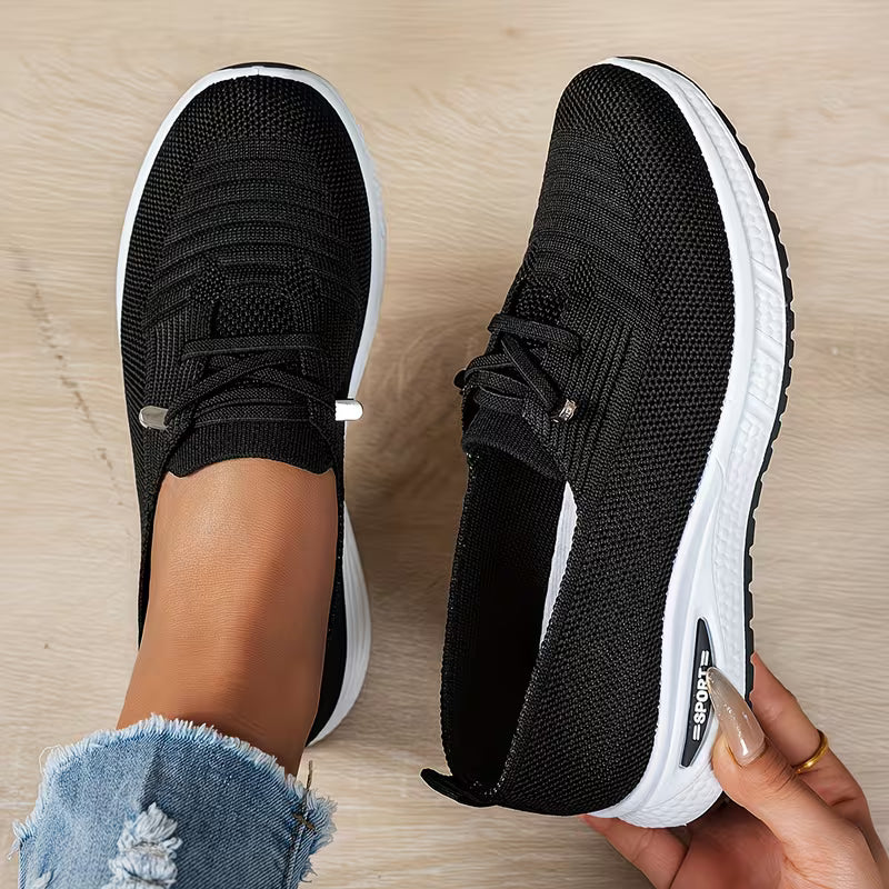 💥 Mega Sale - 50% OFF Best Sellers Today Only! 💥Women's Fashion Lace-Up Mesh Sneakers – Breathable Casual Sport Shoes