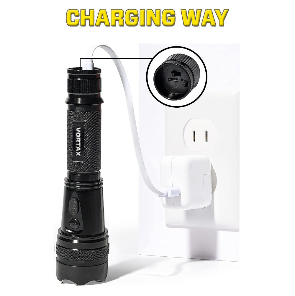 💥 2026 Upgraded 75% OFF ️🔦 VORTAX X95 2in1 Tactical Stun & Flashlight ⚡ Light Your Path,  Stop Any Threat